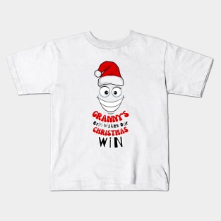 Granny's Christmas Grin Kids T-Shirt